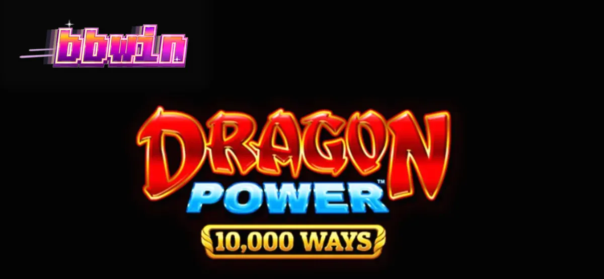 Interface do jogo de slot Dragon Power 10,000 Ways com tema asiático e dragões